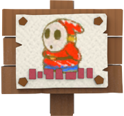 Sign - Super Mario Wiki, the Mario encyclopedia