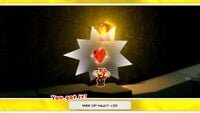 MAX UP Heart +20 from the Earth Vellumental Temple in Paper Mario: The Origami King