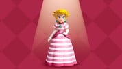 Horizontal-Stripes Dress in Princess Peach: Showtime!