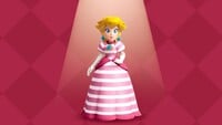 Horizontal-Stripes Dress in Princess Peach: Showtime!