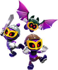 Artwork of the Sour Bunch in Princess Peach: Showtime!