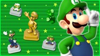 Banner for "Weekend Spotlight: Luigi" in Super Mario Run.