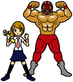 Reporter & Wrestler spirit from Super Smash Bros. Ultimate.