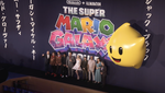 Shigeru Miyamoto, Chris Meledandri, and the English cast of The Super Mario Galaxy Movie at its premiere in Kyoto