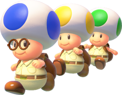 Yellow Toad (Toad Brigade) - Super Mario Wiki, the Mario encyclopedia