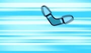 Mona's Boomerang thrown by her