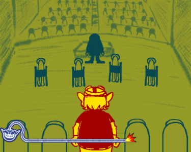 Closing Night in WarioWare: Smooth Moves.