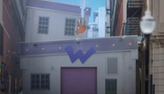Penny going to the WarioWare, Inc. building