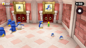 "Which Door Has More?" minigame in Super Mario Party Jamboree