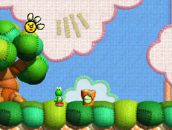 The pipe for the Special Delivery minigame in Yoshi's Story