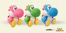 Special Yoshi Amiibo, from Yoshi's Woolly World.