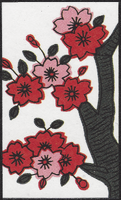 Third card of March in the Club Nintendo Hanafuda deck.