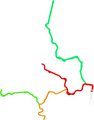 All routes leading to the Mushroom Cup variant