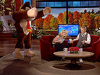 Donkey Kong in the Ellen DeGeneres Show.