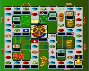 Goomba's Game Board in the Mario Party 4 Flash game