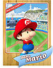 Level 1 Baby Mario card from the Mario Super Sluggers card game