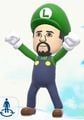 Luigi costume in Mario & Sonic at the Rio 2016 Olympic Games.