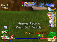 Heavy Rough from Mario Golf: Toadstool Tour