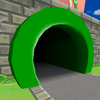 An item-giving pipe in Mario Kart: Double Dash!!