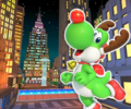 The course icon with Yoshi (Reindeer)