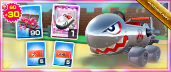 The Silver Bullet Blaster Pack from the Bowser Tour in Mario Kart Tour