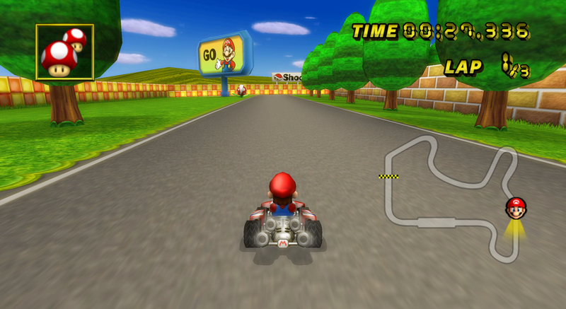 File:MKW N64 Mario Raceway Rotating Sign.png
