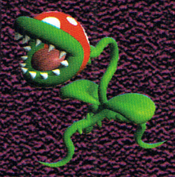 Artwork of a Piranha Plant for Mario Party 3