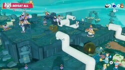 An example of the Melodic Gateway battle in Mario + Rabbids Sparks of Hope