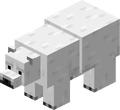 A Polar Bear in the Super Mario Mash-Up Pack in Minecraft