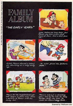 Nintendo Comics System: "Family Album "The Early Years""