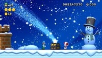 Luigi sighting in Broozers and Barrels from New Super Luigi U