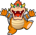 Bowser's early death animation, reused from PMTTYD.