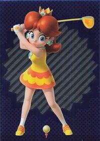 Daisy sport card from the Super Mario Trading Card Collection