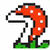 Fire Piranha Plant icon from Super Mario Maker 2 (Super Mario Bros. 3 style)