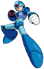 Mega Man X's spirit sprite from Super Smash Bros. Ultimate