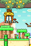 The main hub of the Island Museum in Yoshi's Island DS
