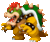 Bowser in a battle, in Mario & Luigi: Paper Jam.