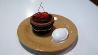 Double Cherry Chocolate Cupcake