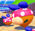 Screenshot of a Dango after being toppled over