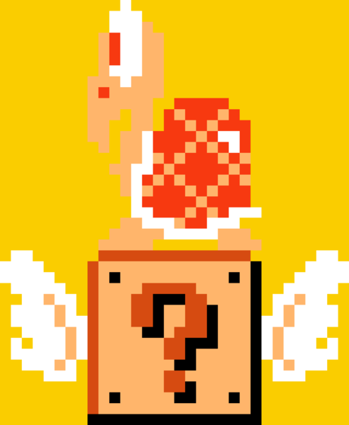 File:Koopa Troopa and Flying Item Block - Super Mario Maker.png