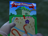 Luigi's map to the mansion.