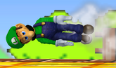 Luigi's Green Missile, from Super Smash Bros. Melee.