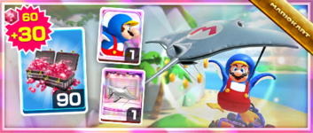The Penguin Mario Pack from the 2022 Cat Tour in Mario Kart Tour