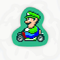 A sticker in Mario Kart World