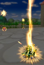Bowser is affected by Lightning in Mario Kart Wii