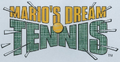 Mario's Tennis early logo
