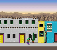 Mexico City in Mario is Missing! for the Super Nintendo Entertainment System.