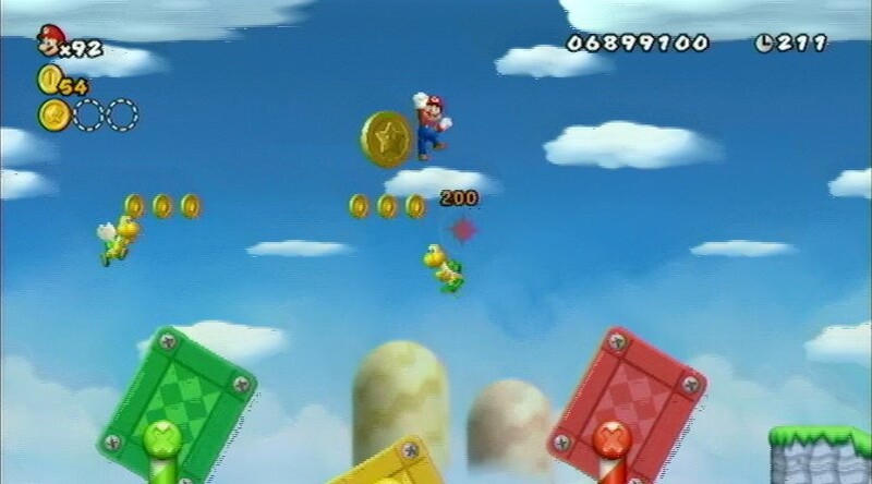 File:NSMBW W9-1 2nd Star Coin.jpg