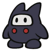 A Ninji in Paper Mario: The Origami King