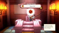 Mario obtains the Power Orb in Paper Mario: The Origami King